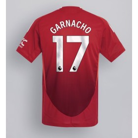 Manchester United Alejandro Garnacho #17 Hemmakläder 2024-25 Kortärmad